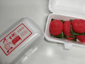 Take away packaging at Ji Xiang Everton 吉祥红龟粿 - Everton Park in Central Singapore