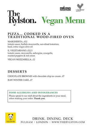  at The Rylston in South West London