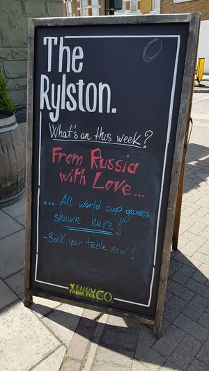 Football! at The Rylston in South West London