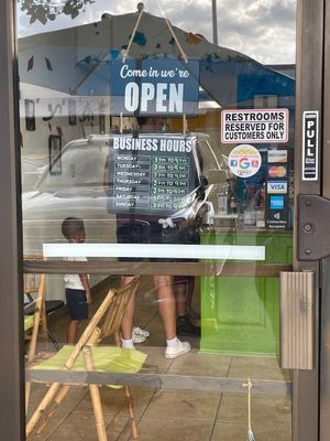 Open 7 Days per week!  at Freshest Natural Ice Creams in San Antonio