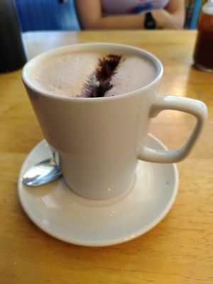 Hot chocolate (May 2025) at Sophie's in Aberystwyth