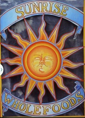 Shop logo at Sunrise Wholefoods in Castle Douglas