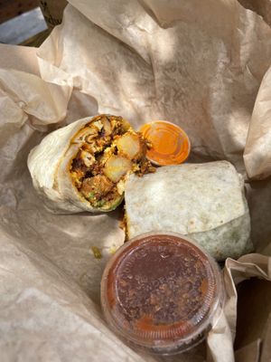 Vegan Brekky Burrito    at Groundwork Coffee in Venice