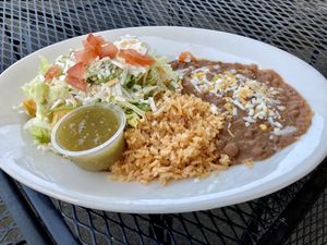 Vegan Dos Flautas at Cocina Michoacana in Oakdale