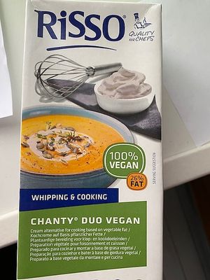 Some vegans want to know which vegan cream we use for our fillings. This is the one we use for our vegan chocolates! at Chocolaterie 1912 in Emmen