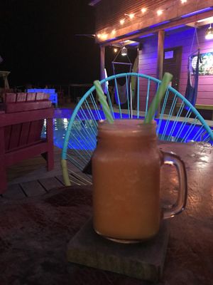 Booster smoothie  at La Buguita in Bocas Del Toro