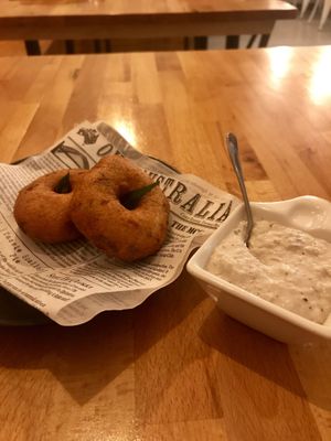 Ulundu vada at Spice Garden in Nightcliff