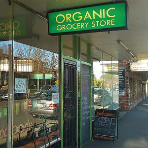 Exterior at The Organic Grocery Store in South Launceston