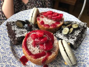 Vegan afternoon tea at 60 Hope Street in Liverpool