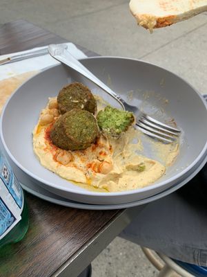 🥙 falafel!  at Fermento in Long Beach