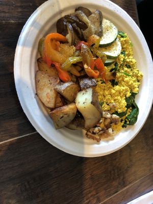Tofu scramble bowl   at Fermento in Long Beach