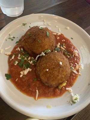 Arancini  at Fermento in Long Beach