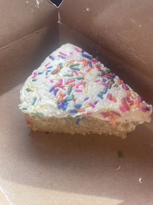 Funfetti cake  at Fermento in Long Beach