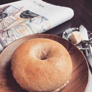 Bagel. Taken from their Facebook page at LíngGǎn KāFēi 靈感咖啡 - MyDesy in Taipei