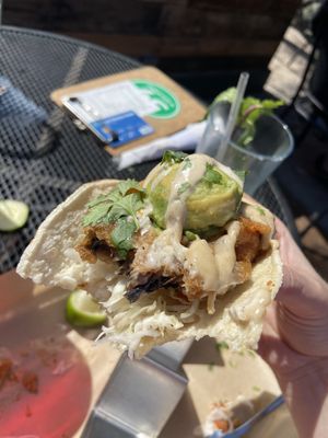 Portobello shroom taco at Kansas City Taco Company in Kansas City