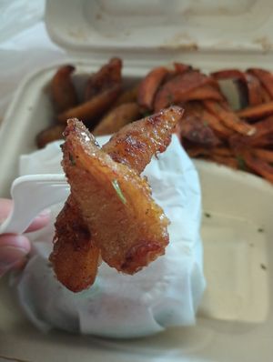 Plantains. at The Reizod Vegan Experience in Columbia