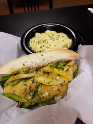 Philly "CheezStake" at The Reizod Vegan Experience in Columbia