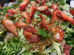 Amazing massaged kale salad at The Reizod Vegan Experience in Columbia