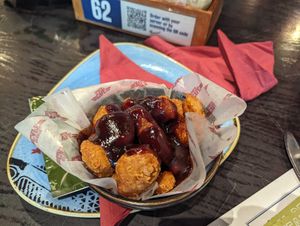 BBQ Cauliflower at Sports Cafe - Center Parcs in Warminster
