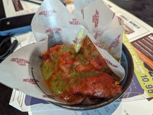 Meatballs at Sports Cafe - Center Parcs in Warminster