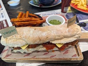 Meatball sub at Sports Cafe - Center Parcs in Warminster