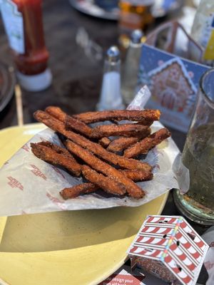 Sweet potato fries   at Sports Cafe - Center Parcs in Warminster