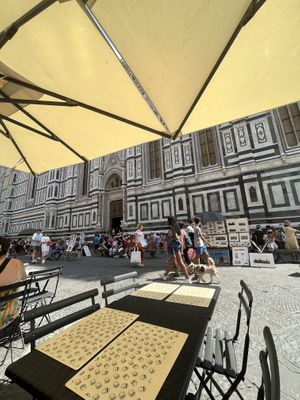 The view  at Mister Pizza - Duomo in Florence