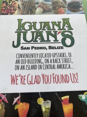   at Iguana Juan's in San Pedro