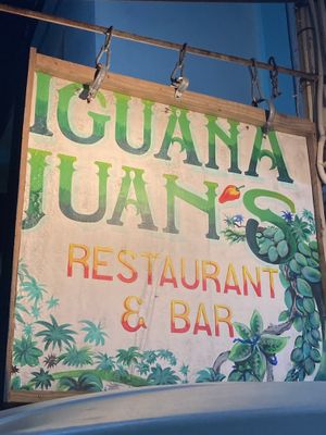   at Iguana Juan's in San Pedro