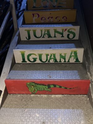   at Iguana Juan's in San Pedro