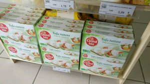 Tofu at Lagon Bio in Saint Anne