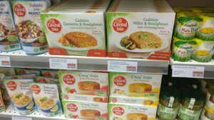 Galettes végétales at Lagon Bio in Saint Anne