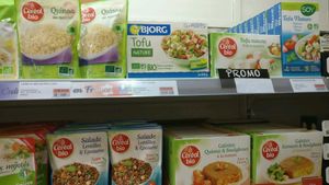 Tofu at Lagon Bio in Saint Anne