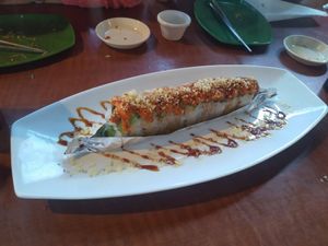 Avonado roll at Blufin Sushi in Fresno