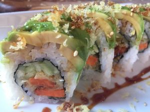 Vegan at Blufin Sushi in Fresno