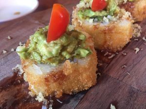 Vegan at Blufin Sushi in Fresno