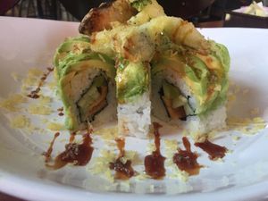 Vegan at Blufin Sushi in Fresno