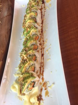 Vegan at Blufin Sushi in Fresno