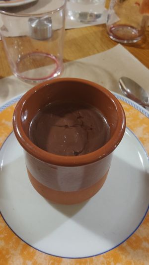 Natillas veganas #Veganuary at Sarasate in Pamplona