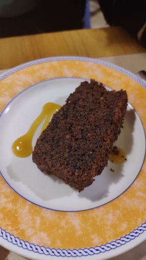 Pastel vegano #Veganuary at Sarasate in Pamplona