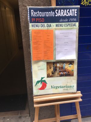 Sarasate restaurante  at Sarasate in Pamplona