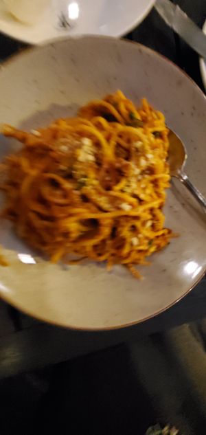 Sorry it's blurry.. at Il Fornello - Danforth Ave in Toronto