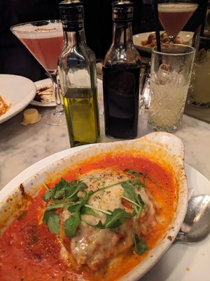 Vegan gf lasagna at Il Fornello - Danforth Ave in Toronto