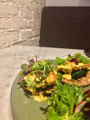 THE BENNY IS INCREDIBLE HIGHLY HIGHLY RECOMMEND  at Il Fornello - Danforth Ave in Toronto