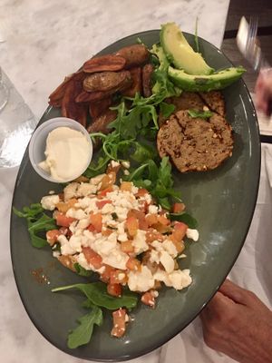 Brunch plate - sooo good  at Il Fornello - Danforth Ave in Toronto