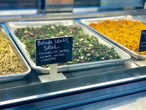 Aroa vegan salad selections can be found in our vegan deli case at Vegan Fine Foods in Fort Lauderdale