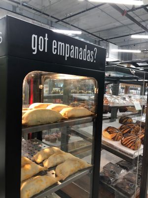 Fufi vegan empanadas in our bakery section ready to eat! at Vegan Fine Foods in Fort Lauderdale