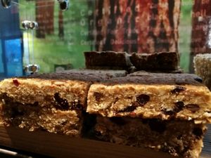 Kick ass bars - yummmmm at Kicking Horse Cafe in Invermere