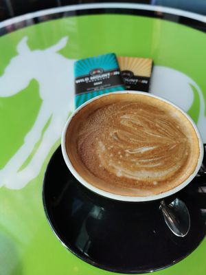 Vegan chocolate at Kicking Horse Cafe in Invermere