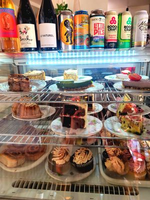 Dessert selection at Flore in Los Angeles